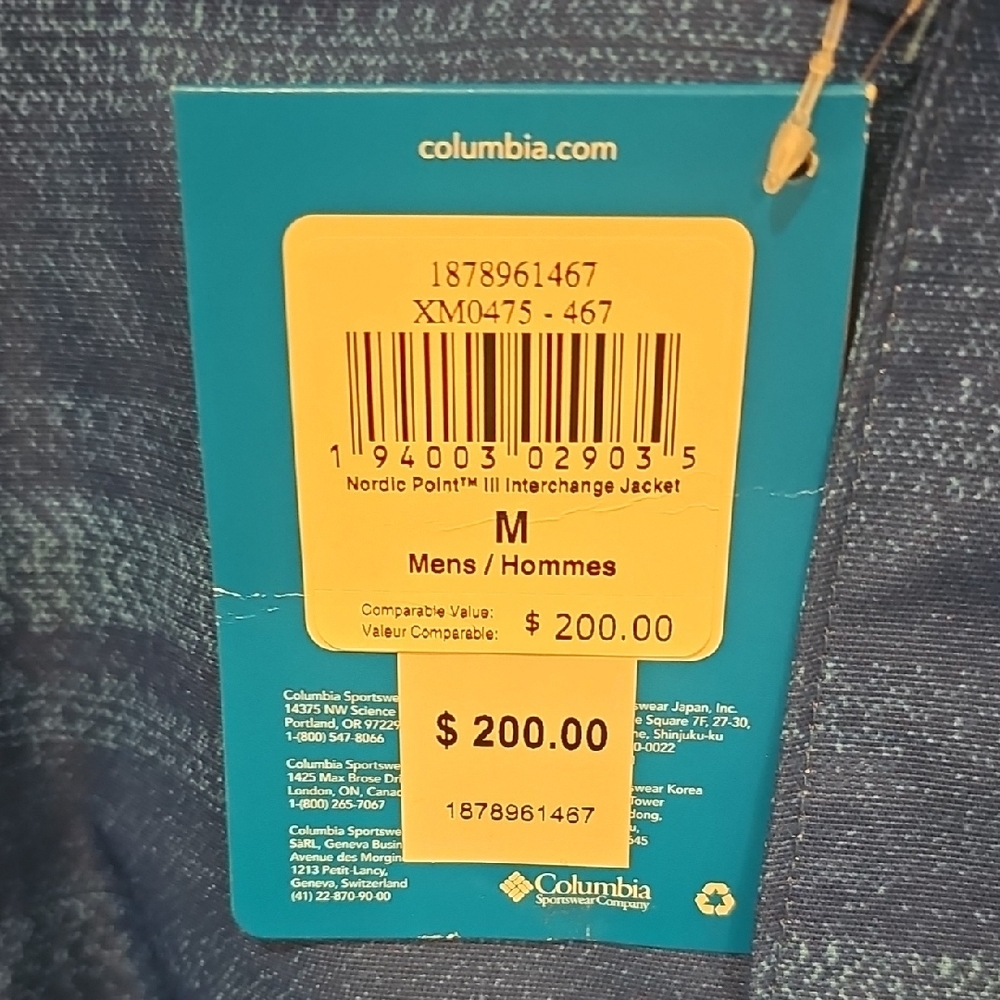 Columbia Men's 3 In 1 Interchange Performance Jacket - Picture 2 of 8